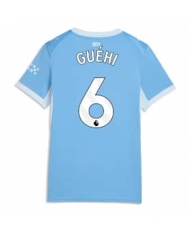 Manchester City Marc Guehi #6 Maglia Gara Casa Repliche 2026-27 Donna Maniche Corte Manchester City Marc Guehi #6 Maglia Gara Casa Repliche 2026-27 Donna Maniche Corte